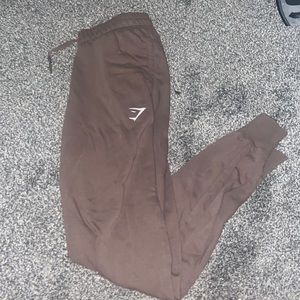 Brown gymshark joggers